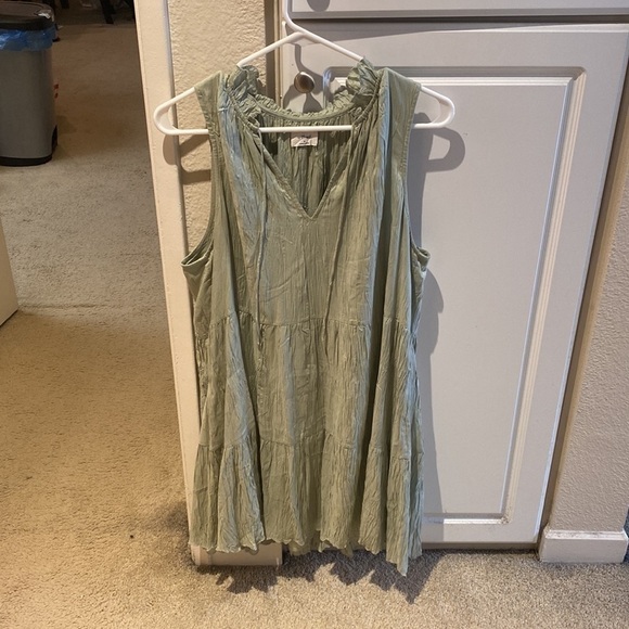 Aritzia Wilfred Daiquiri Dress - Silver Sage - Size Medium - Picture 4 of 5